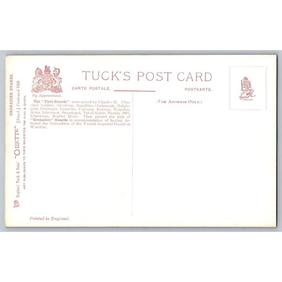 Tucks Oilette Military Postcard Set of Six #1621 - Picture 2 of 12